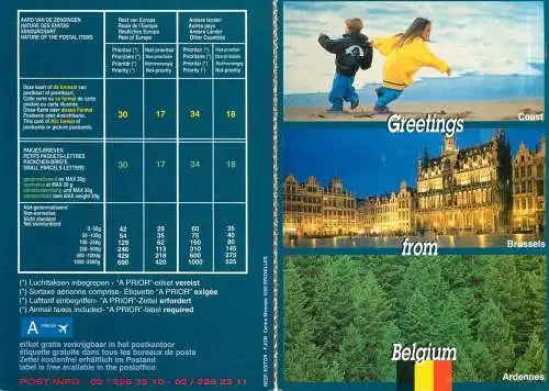 Belgium Bruxelles greetings