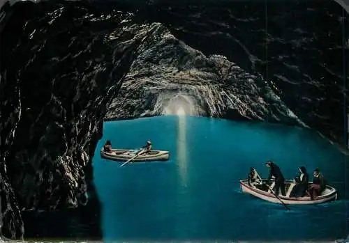 Italy Capri the blue cave