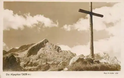 Germany Die Alpspitze Gipfelkreuz H. Huber photo