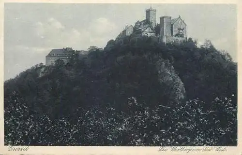 Germany Eisenach Die Wartburg south-west side view