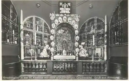 Germany Gruss aus Altotting Heilige Kapelle Gnadenaltar mit Gnadenbild