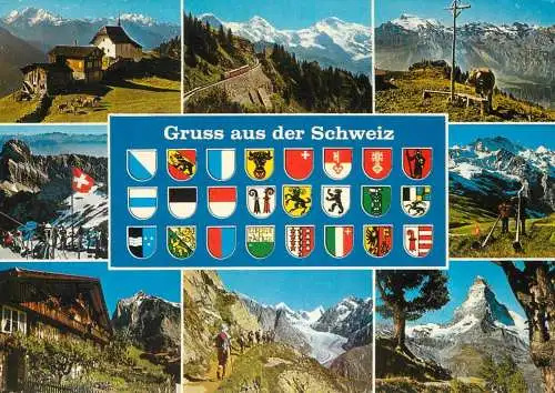 Switzerland mountain peaks coat of arms