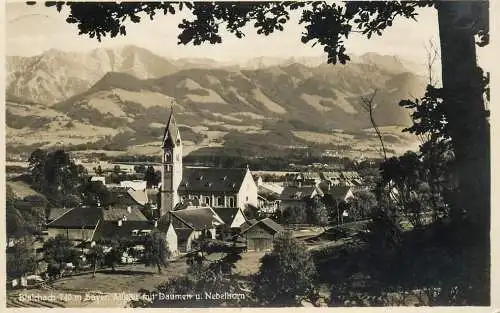 Germany Blaicach Bayr Allgau mit Daumen und Nebelhorn