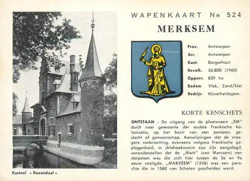 Belgium Flanders Merksem Rozendaal