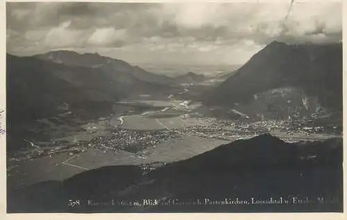 Germany Garmisch-Partenkirchen panoramic view
