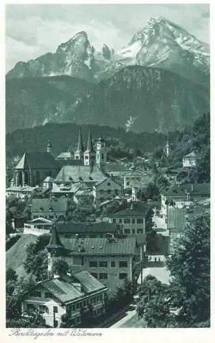 Germany Berchtesgaden mit Watzmann panorama