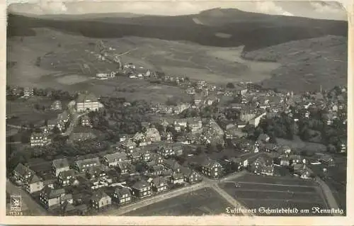 Germany  Schmiedefeld am Rennsteig aerial view