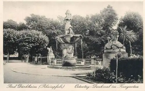 Germany Bad Durkheim Ostertag Denkmal im Kurgarten