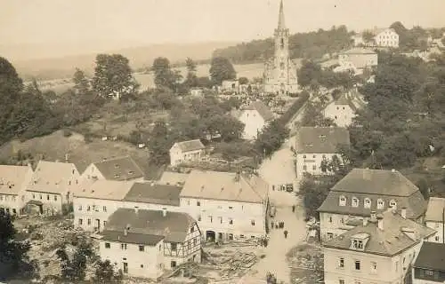Germany Bad Gottleuba Bergiesshubel aerial view