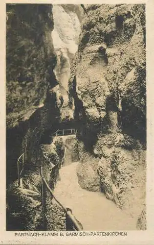 Germany Partnachklamm bei Garmisch Partenkirchen