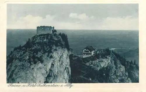 Germany Ruine und Hotel Falkenstein im Allgau