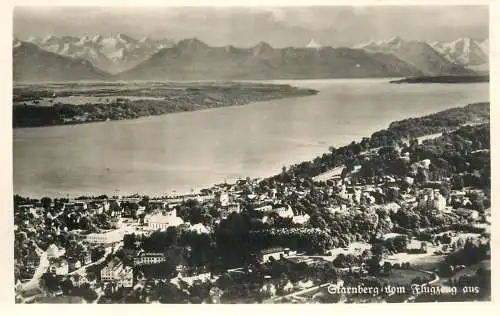 Germany Starnberg aerial view