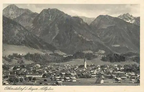 Germany Oberstdorf im Bayr Allgau general view