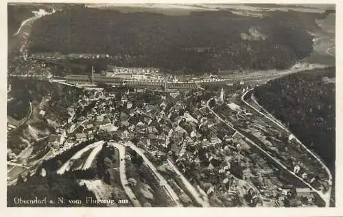 Germany Oberndorf am Neckar aerial view