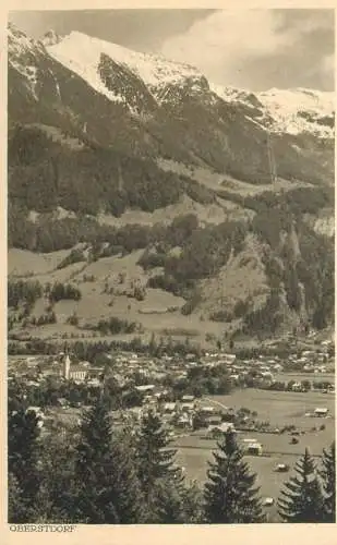 Germany Oberstdorf mit Nebelhorn panoamic view