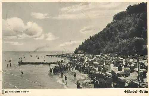 Germany Ostseebad littoral types and scenes beach view