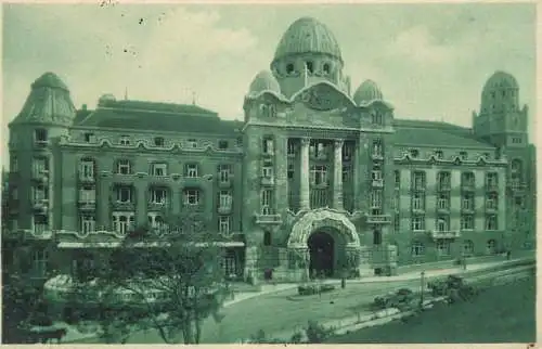 Budapest Szent Gellert gyogyfurdo spa entrance 1922