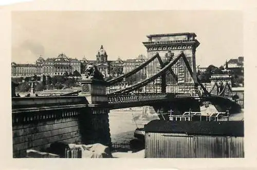 Hungary Budapest chain bridge