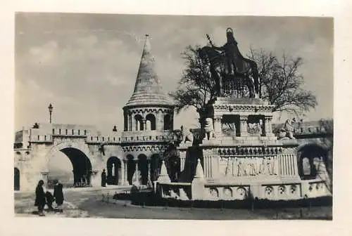 Hungary Budapest Szent Istvan equestrian monument