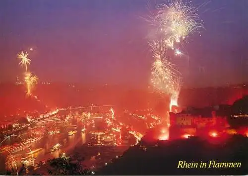Germany Rhein in flammen fireworks