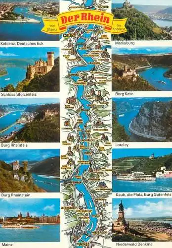 Germany Der Rhein map