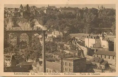 Luxembourg Les Tours de Altmunster Bockfelsen Partie de Clausen