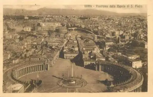 Italy Roma panorama dalla Cupola di S. Pietro