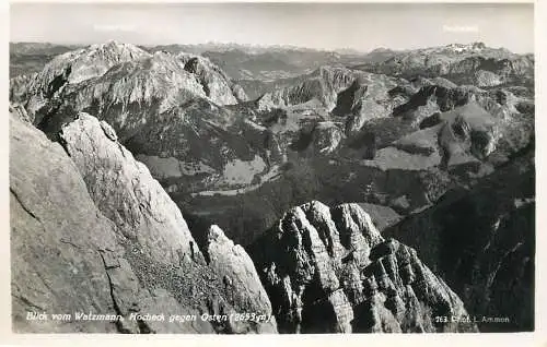 Austria Blick vom Watzmann, Hocheck gegen Osten mountain view