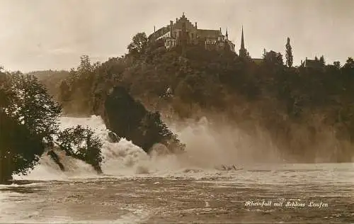 Germany Rheinfall mit Schloss Laufen