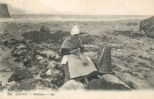 France Dieppe Polletaise types ethniques et scenes