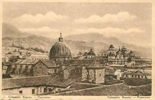 Colombia Bogota panoramic view