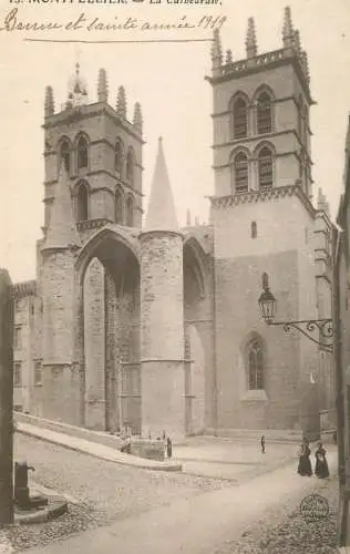France Montpellier La Cathedrale
