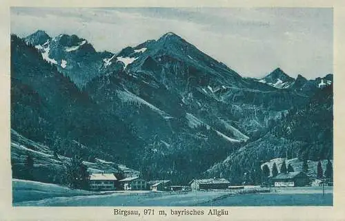 Germany Birgsau mountain scenery
