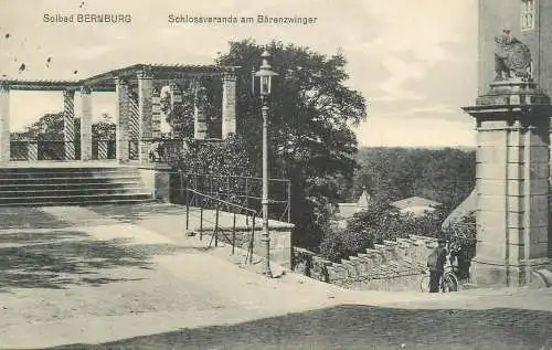Germany Solbad Bernburg Schlossveranda Barenzwinger