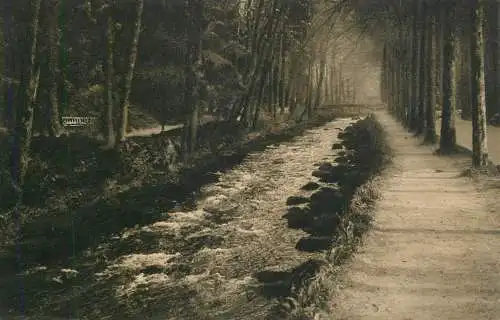 Germany Bad Wilbad Promenade an der Enz