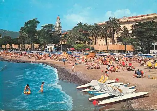 Italy Diano Marina Riviera dei Fiori beach