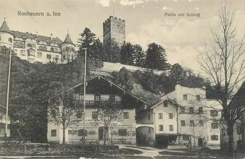 Germany Neubeurn am Inn Partie mit Schloss