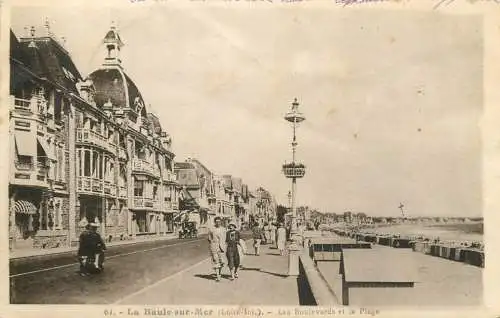 France La Baule sur Mer (Loire Atlantique) Les Boulevards et la Plage