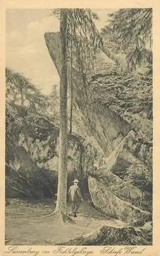 Germany Luisenburg im Fichtelgebirge Schiefe Wand
