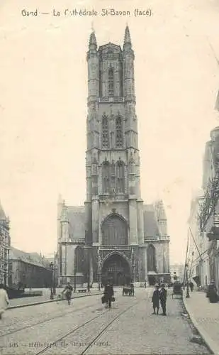 Belgium Gent Cathedrale S Bavon - la facade