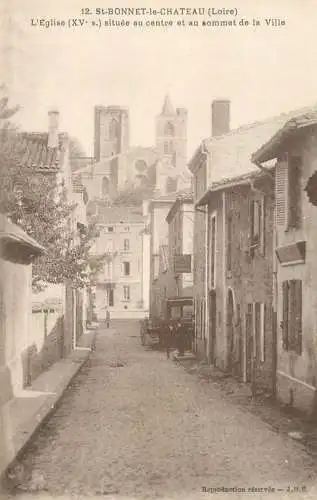 France St Bonnet le Chateau (Loire) - L'Eglise