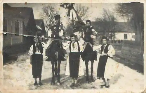 Romanian folk types anonymous persons photo folklore & traditions