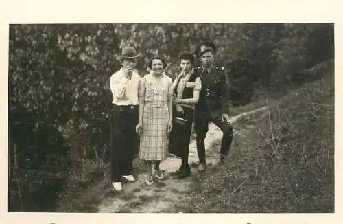 Anonymous persons souvenir photo Romania social history