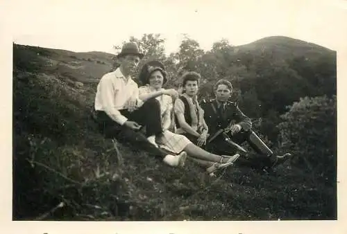 Anonymous persons souvenir photo Romania social history