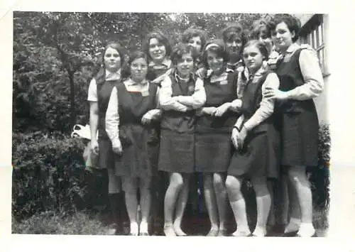 Romania school prom 1970 souvenir photo