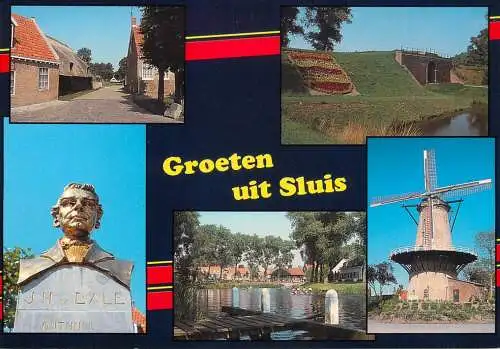 Netherlands Sluis windmill