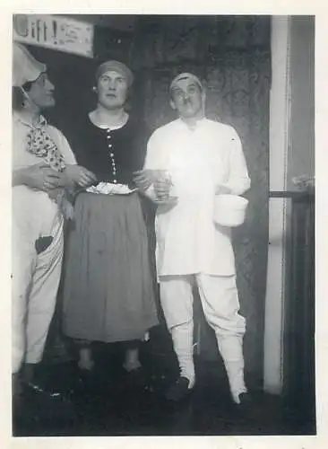 Anonymous persons masquerade costumes 1933
