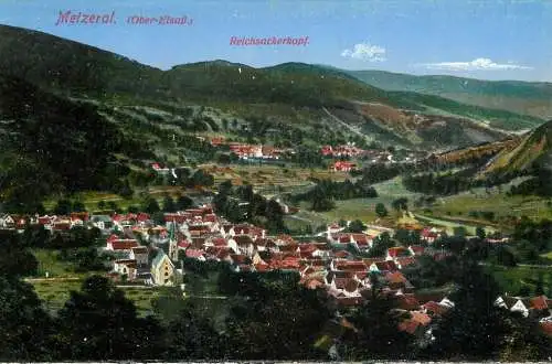 France Metzeral Reichsackerkopf vue generale