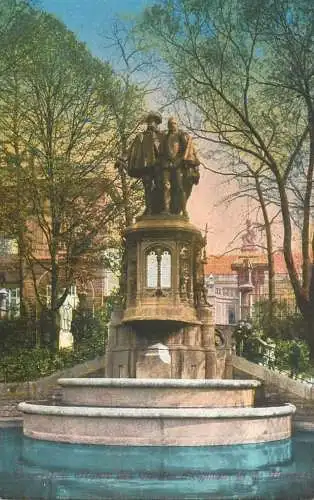 Belgium Bruxelles Statue des Comtes d'Egmont et de Hornes