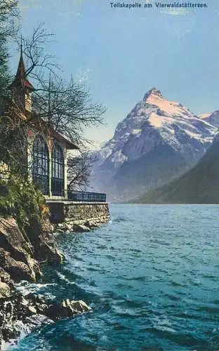 Switzerland Tellskapelle am Vierwaldstattersee